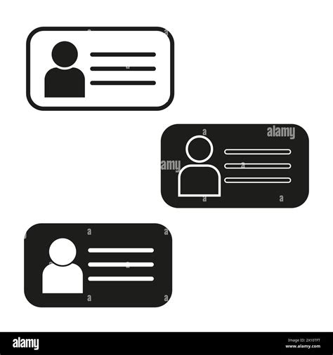 Id card Icons & Symbols .
